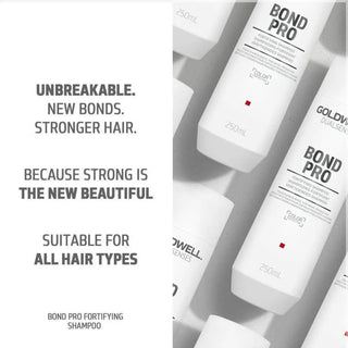 goldwell dualsenses bond pro fortifying shampoo 250ml for weak fragile hair with strengthening anti breakage cleansing and repair care