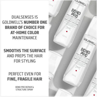 goldwell dualsenses bond pro repair and structure spray 150ml for weak fragile hair with strengthening anti breakage and leave in repair care