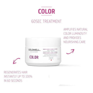 goldwell dualsenses color 60 second treatment hair mask for color treated hair with shine enhancement color protection and deep conditioning care
