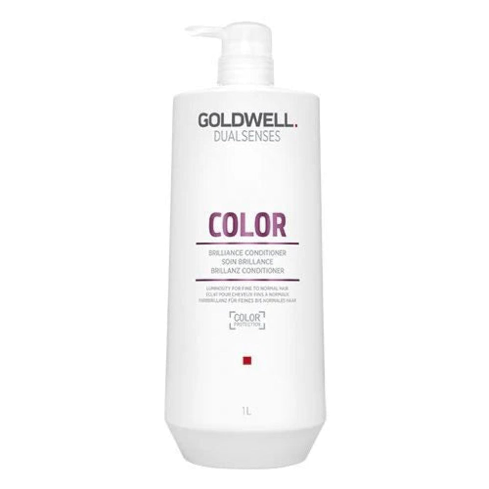 goldwell dualsenses color brilliance conditioner 1000ml for color treated hair with color protection shine enhancement and moisturizing care