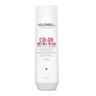 goldwell dualsenses color brilliance extra rich shampoo 250ml for color treated hair with shine enhancement color protection and nourishing care for medium to coarse hair