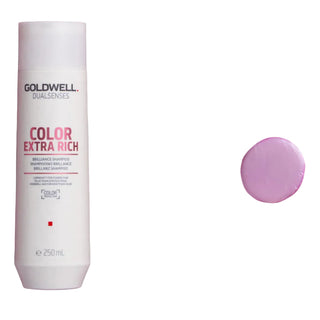 goldwell dualsenses color brilliance extra rich shampoo 250ml for color treated hair with shine enhancement color protection and nourishing care for medium to coarse hair