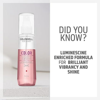 goldwell dualsenses color brilliance serum spray 150ml for color treated hair with shine enhancement color protection and lightweight detangling care