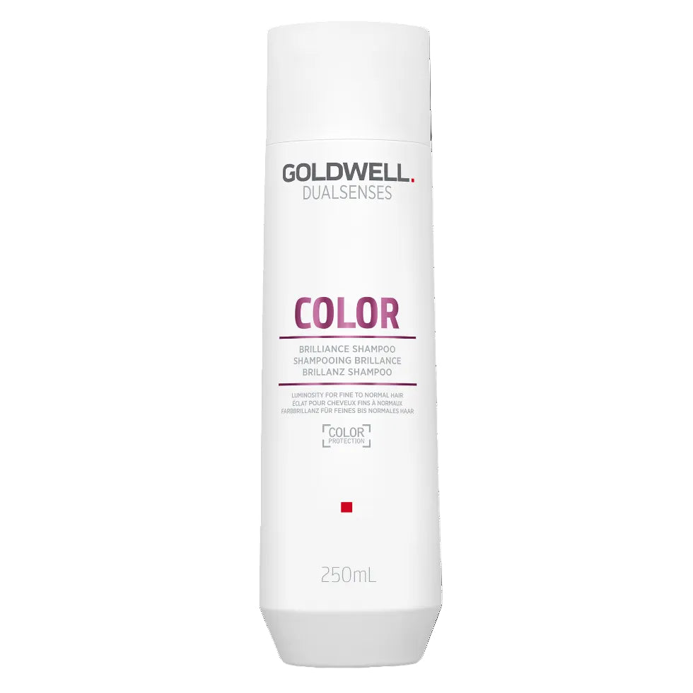 goldwell dualsenses color brilliance shampoo 250ml for color treated hair with shine enhancement color protection and lightweight cleansing care for fine to normal hair