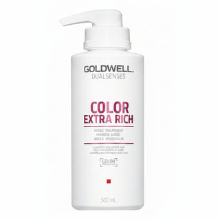 goldwell dualsenses color extra rich 60 second treatment 500ml for color treated hair with deep nourishment color protection and shine enhancement care for medium to coarse hair