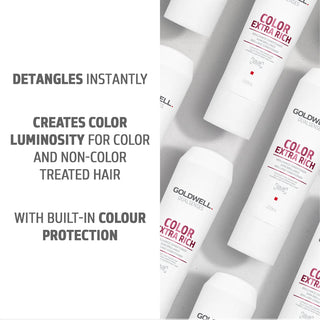 goldwell dualsenses color extra rich brilliance conditioner 250ml for color treated hair with shine enhancement color protection and deep conditioning care for medium to coarse hair