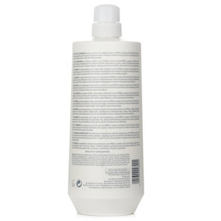 goldwell dualsenses just smooth taming shampoo 1000ml for frizzy unruly hair with anti frizz smoothing shine enhancing and softening care for manageable hair
