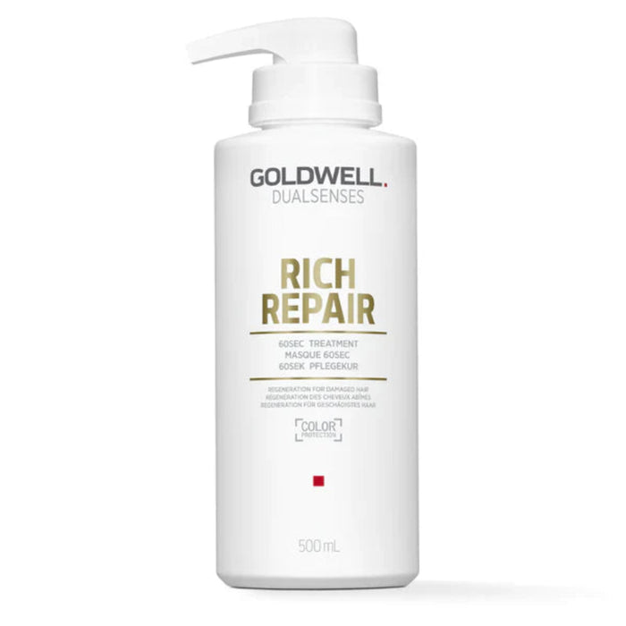 Goldwell Dualsenses Rich Repair 60 Second Treatment 500ml | Repair & Nourish Hair