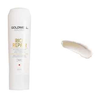 goldwell dualsenses rich repair conditioner 200ml for damaged hair with repair nourishment strength and shine enhancing care
