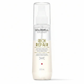goldwell dualsenses rich repair restoring serum spray 150ml for damaged hair with detangling repair shine enhancement and leave in conditioning care