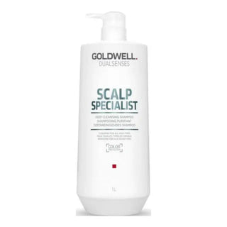 Goldwell Dualsenses scalp specialist deep cleansing shampoo 1000ml for scalp care and oil removal for healthy hair care