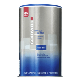 Goldwell Light Dimensions Oxycur Platin Bleach 500g professional hair lightening powder for blonde color services