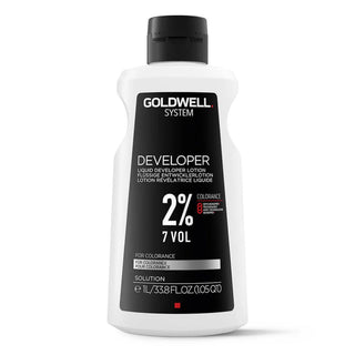 Goldwell Topchic and Oxycur Cream Developer Lotion 2 percent 7 vol for professional hair color services