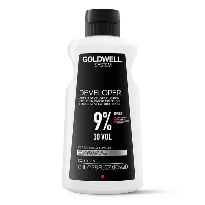 Goldwell Topchic & Oxycur Cream Developer Lotion 9% 30 Vol | Hair Color Developer
