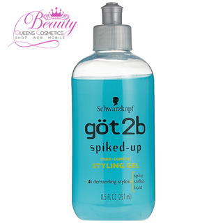 Got2B Spiked Up Styling Gel 251ml | Maximum Hold for Bold, Gravity-Defying Styles