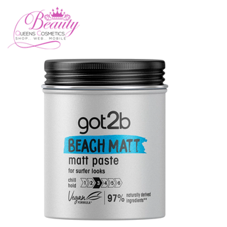 Got2b Beach Matt Paste 100ml | Medium Hold, Matte Finish & Textured Styles