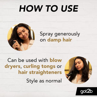 Got2b Guardian Angel Heat Protection Spray 200ml | Up to 230°C Protection