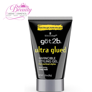 Got2b Ultra Glued Invincible Styling Hair Gel 1.25oz | Extreme Hold