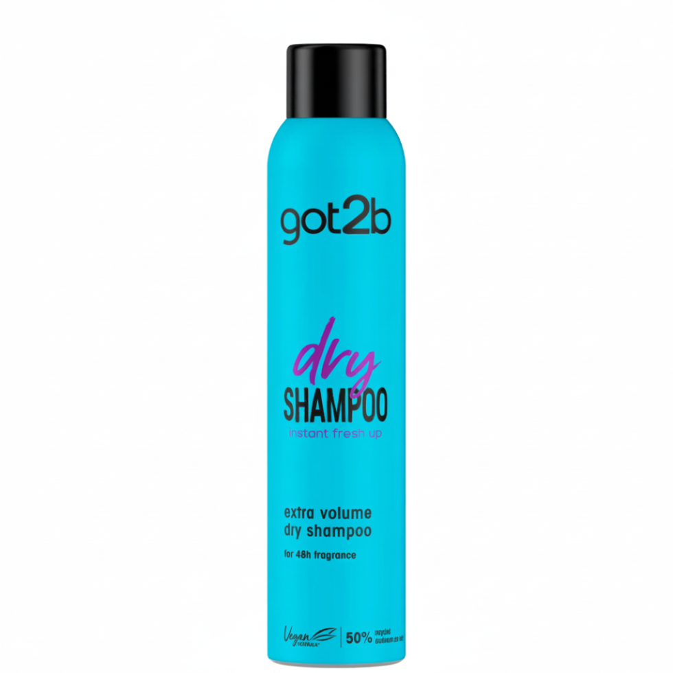 Got2b Extra Volume Dry Shampoo 200ml for long-lasting freshness and lift