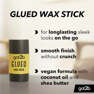 Got2b Glued Wax Stick 50g for sleek hold flyaways edges and frizz control