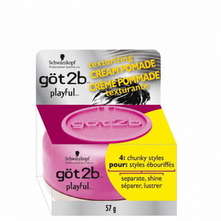Got2b Playful Texturizing Cream Pomade 57g for tousled texture and flexible hold