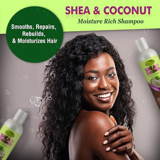 Sofn’Free Gro Healthy Shea & Coconut Moisturizing Shampoo 355ml | Hydrating Care