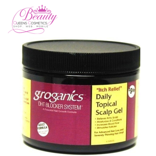 Groganics Daily Topical Scalp Gel 8oz | Soothing Anti-Itch Treatment