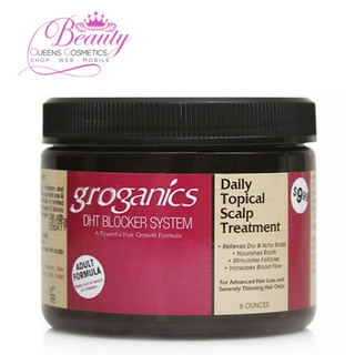 Groganics Daily Topical Scalp Treatment 6oz | Cooling DHT Scalp Support