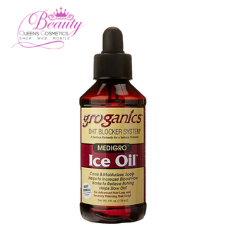 Groganics Medigro Ice Oil 118ml | Cooling Scalp & Hair Growth Oil