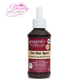 Groganics On The Spot Itch Relief Scalp Medicine Drops 4 oz