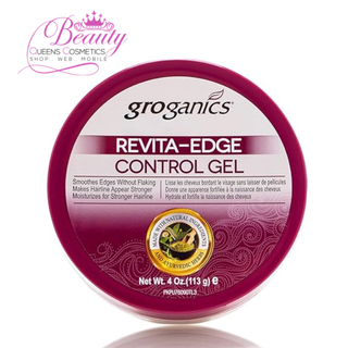 Groganics Revita-Edge Control Gel 4oz | Smooth, Strengthen & Regrow Edges