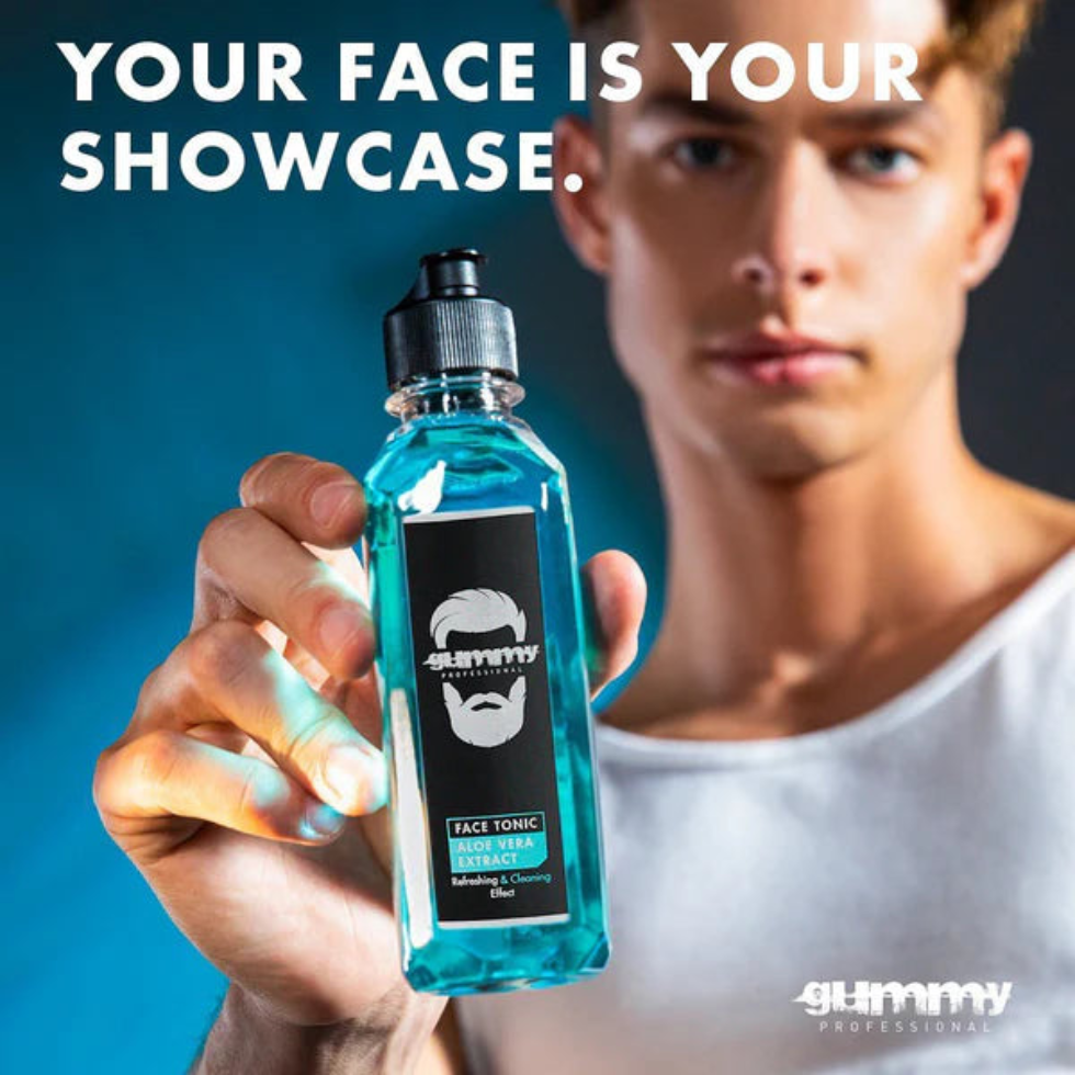 Gummy Professional after shave eau de cologne lemon 250ml fresh barber citrus scent skin refresh after shaving
