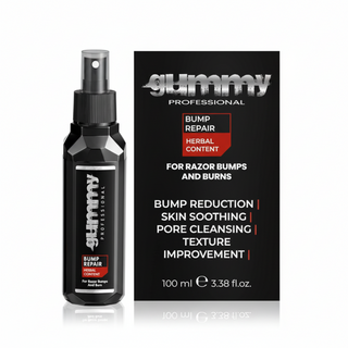 Gummy Professional bump repair herbal content 100ml for razor relief ingrown hair treatment and smooth skin care