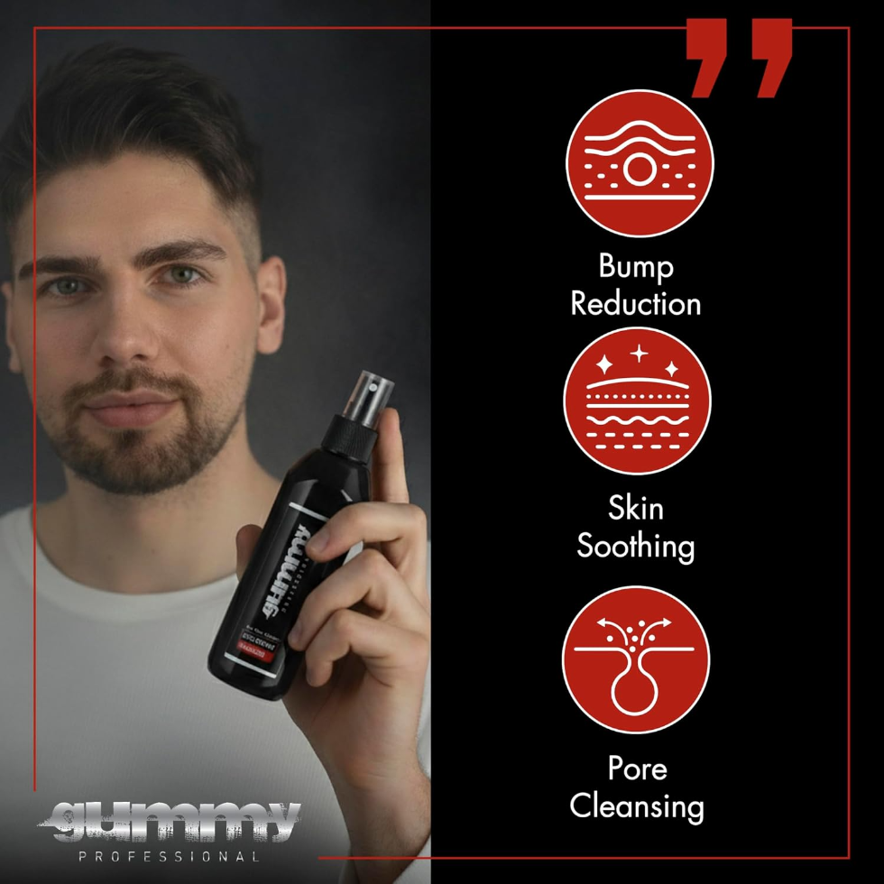 Gummy Professional bump repair herbal content 100ml for razor relief ingrown hair treatment and smooth skin care