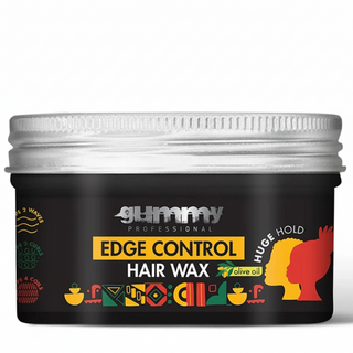 Gummy Professional edge control hair wax olive oil 150ml huge hold smooth edges frizz control and sleek hairstyles
