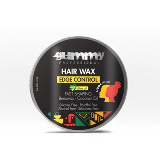 Gummy Professional edge control hair wax olive oil 150ml huge hold smooth edges frizz control and sleek hairstyles