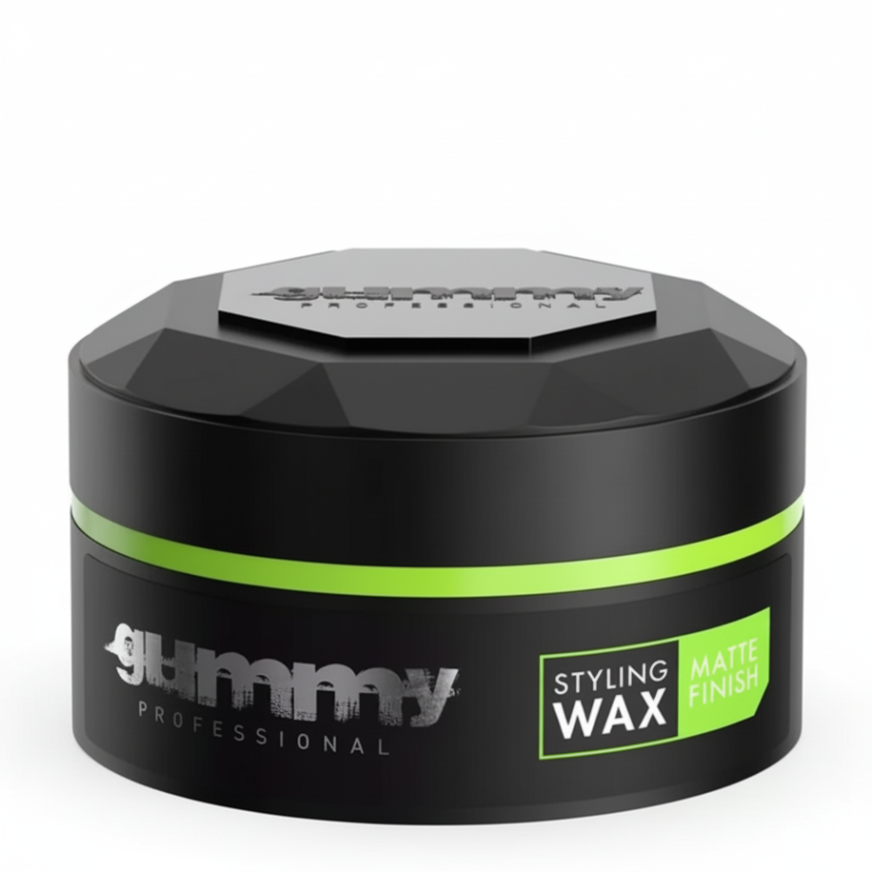 Gummy Professional matte styling wax 150ml strong hold natural finish hair wax for textured modern hairstyles and frizz control