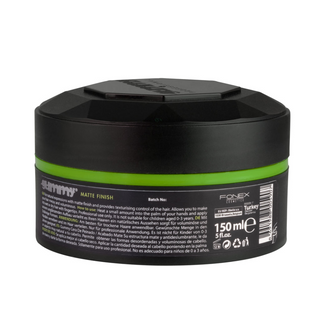 Gummy Professional matte styling wax 150ml strong hold natural finish hair wax for textured modern hairstyles and frizz control