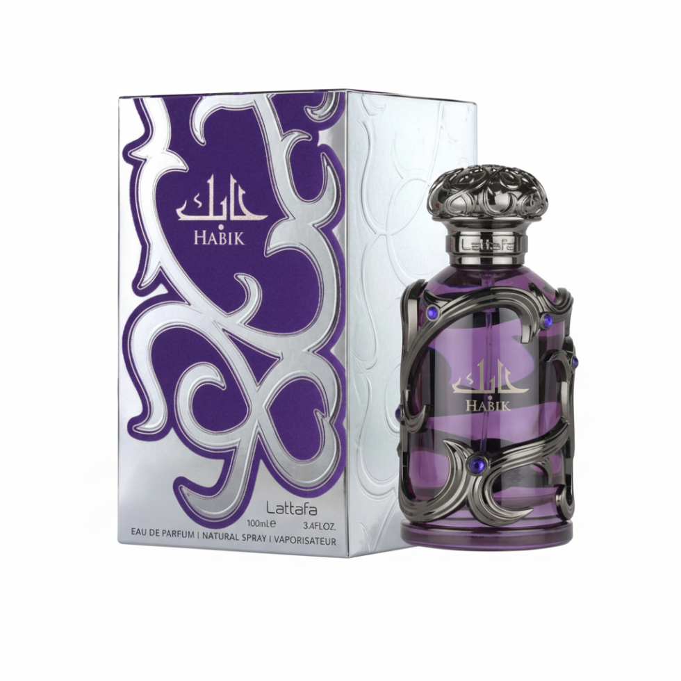 Habik For Men by Lattafa 100ml woody aromatic spicy long lasting masculine perfume

