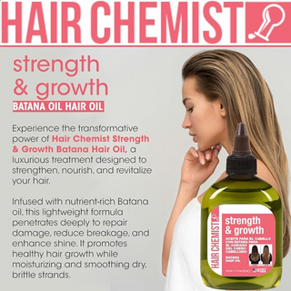 Hair Chemist Batana Hair Oil 7.1oz for strength nourishment and hair growth support