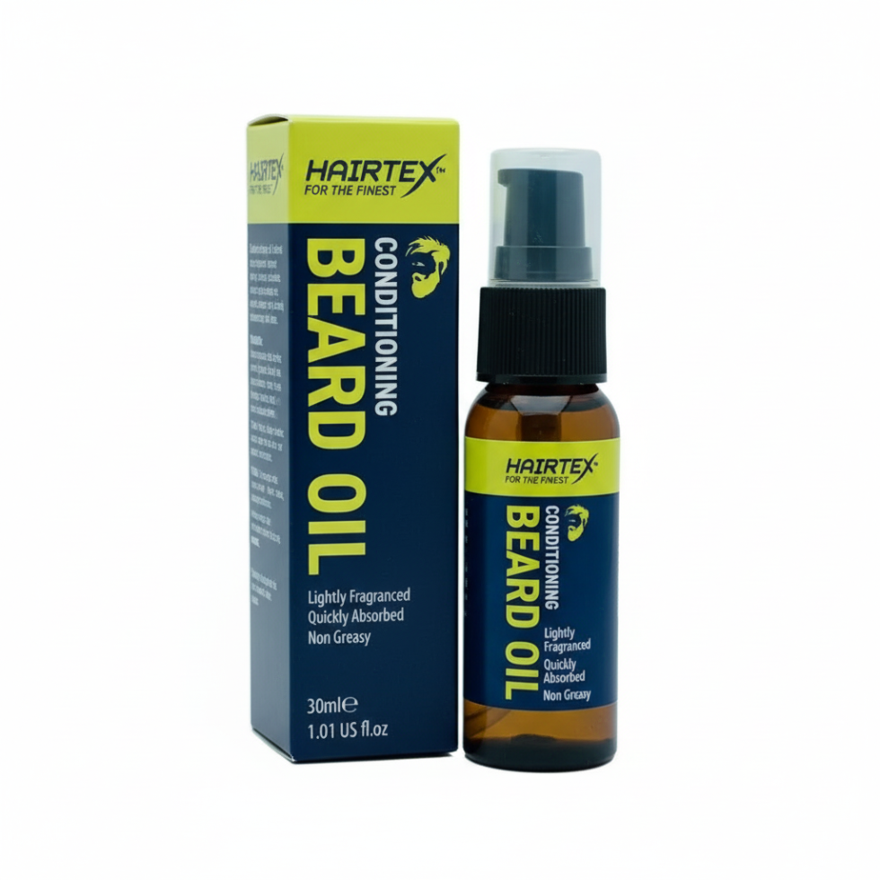 Hairtex Conditioning Beard Oil 30ml lightweight beard care and shine
