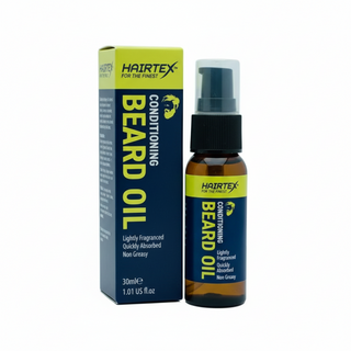 Hairtex Conditioning Beard Oil 30ml lightweight beard care and shine