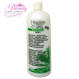 Hawaiian Silky 14-in-1 Miracle Worker 32oz- Repair, Hydrate & Strengthen Hair