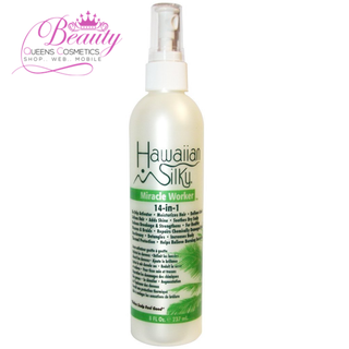 Hawaiian Silky 14-in-1 Miracle Worker 8oz- Detangle, Hydrate & Repair Hair