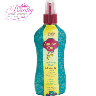 Hawaiian Silky Argan Oil Infusion 12 Leave-In Moisturizer 8oz- Hydrate & Repair Hair
