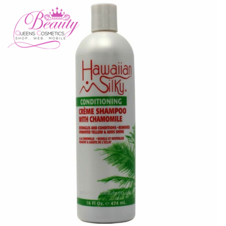 Hawaiian Silky Conditioning Creme Shampoo with Chamomile 16oz | Moisturizing Care