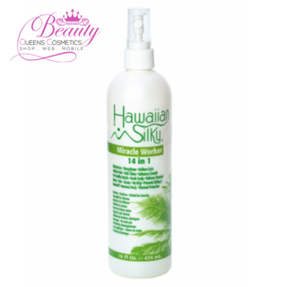 Hawaiian Silky Miracle Worker 14 in 1 Spray 16oz- Hydrate, Repair & Protect Hair