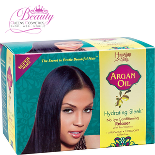 Hawaiian Silky - Argan Oil Hydrating Sleek No-Lye Conditioning Relaxer – 1 Application