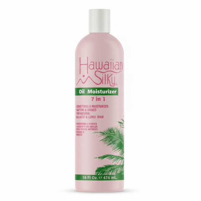 Hawaiian silky 7 in 1 oil moisturizer 16oz for hydrated soft smooth frizz free shiny healthy hair