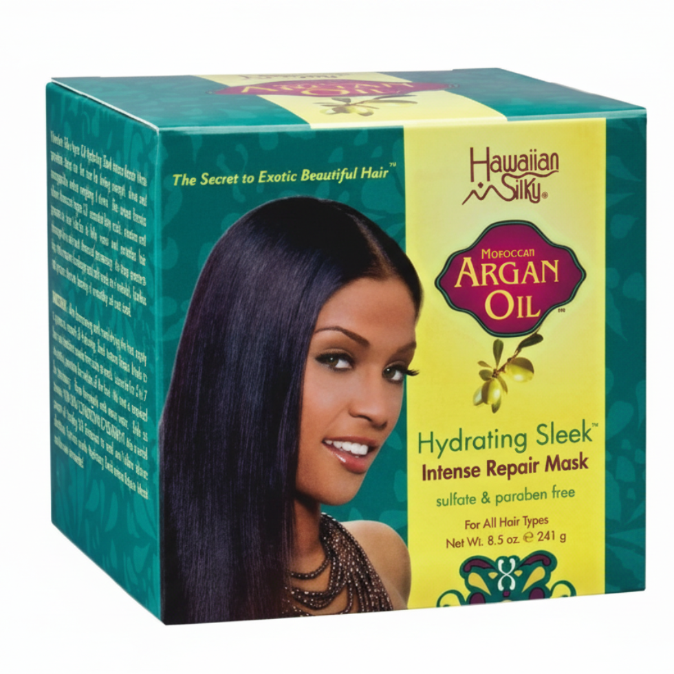 Hawaiian silky hydrating sleek intense repair mask 241g for deep conditioning smooth shiny healthy hair